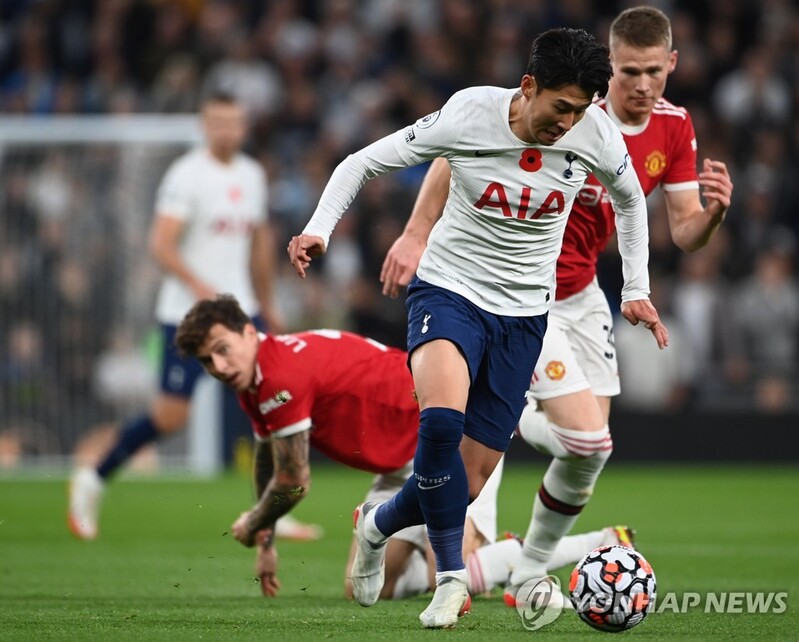 손흥민, '우상' 호날두 앞에서 평점 6.2…호날두는 KOM 선정