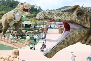 2021 Goseong Dinosaur Expo exceeds 500 thousand visitors 1 week before closing
