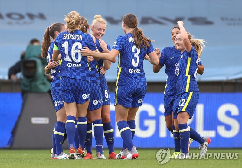첼시 위민, 맨시티 3-0 꺾고 여자 FA컵 결승행…지소연은 벤치