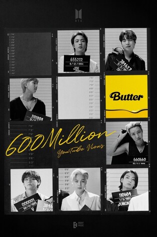 BTS's MV for 'Butter' exceeds 600 mln YouTube views in 5 months