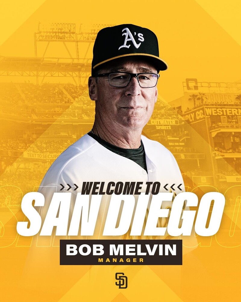 MLB 샌디에이고, 멜빈 오클랜드 감독 신임 사령탑으로 선임
