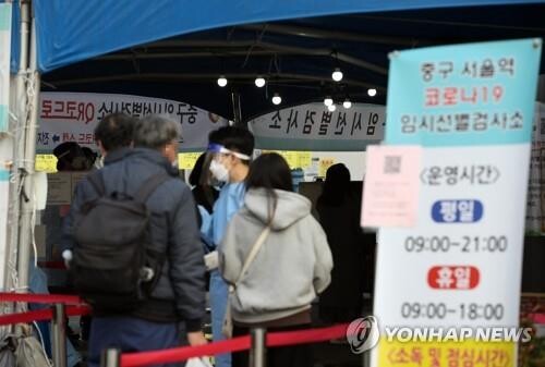 (2nd LD) New infections fall below 2,000 for 2nd day amid 'living with COVID-19'