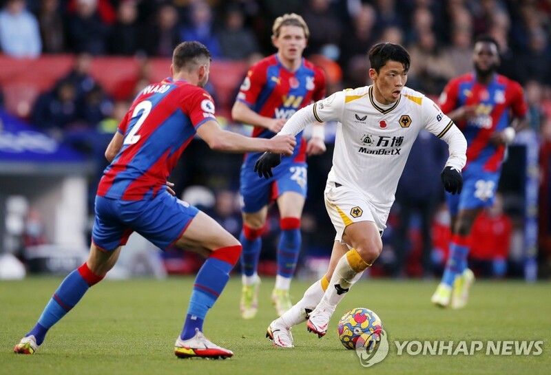 '황희찬 90분 뛴' 울버햄프턴, 6경기 만의 패배