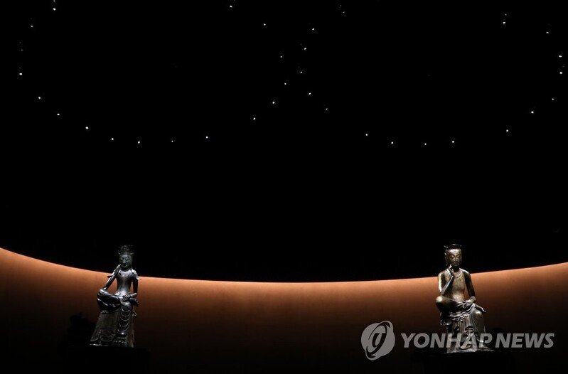 '한국 대표 유물' 국보 반가사유상 2점 한자리서 본다(종합)