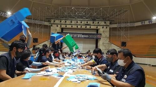 Hyundai Heavy workers vote for strike for higher pay