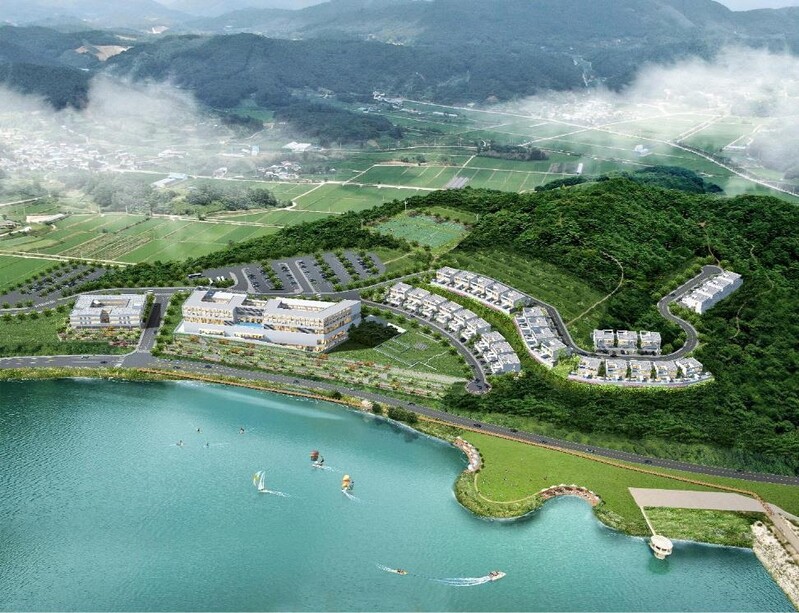 순창 팔덕저수지 옆에 관광호텔·빌라단지 들어선다
