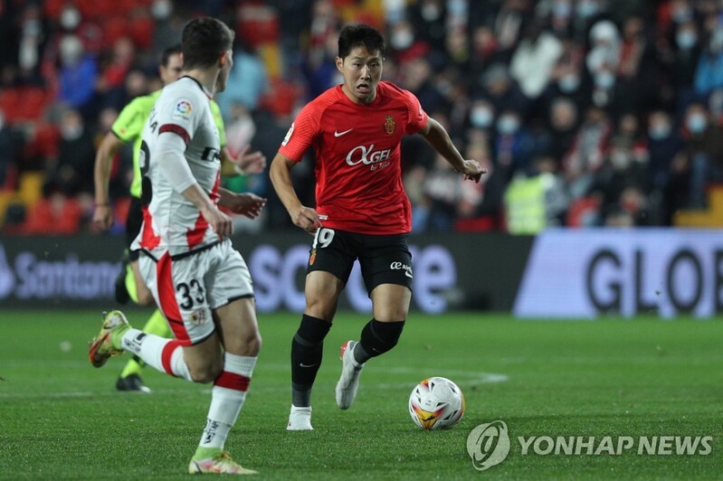 '이강인 55분 뛴' 마요르카, 바예카노에 1-3 완패…6경기째 무승
