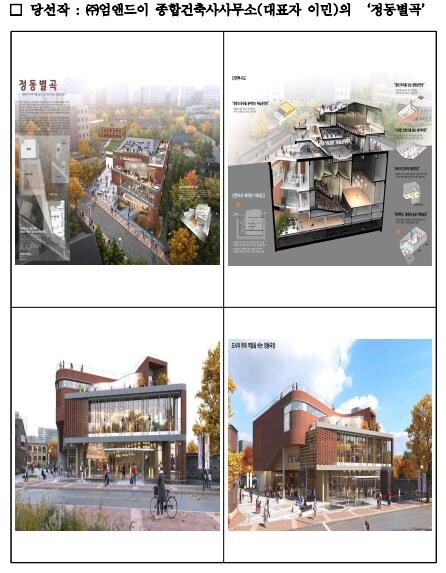 국립정동극장 재건축 설계 공모에 엄앤드이 '정동별곡' 당선