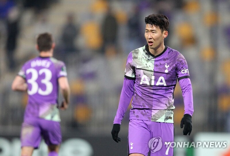 '손흥민 교체출전' 토트넘, 무라에 1-2 충격패…콘테 체제 첫 패