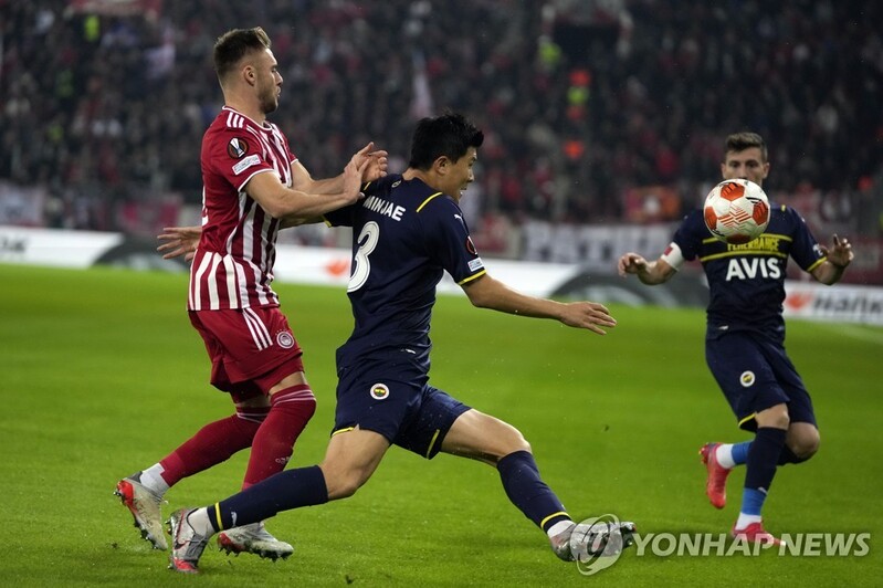 '김민재 풀타임' 페네르바체, 올림피아코스에 패배…16강 좌절(종합)