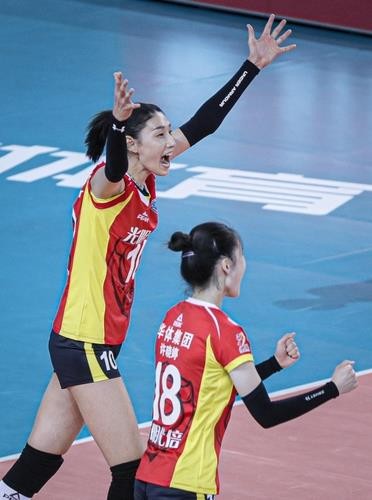 '충분히 쉰' 상하이 김연경, 푸젠전 25득점 맹활약