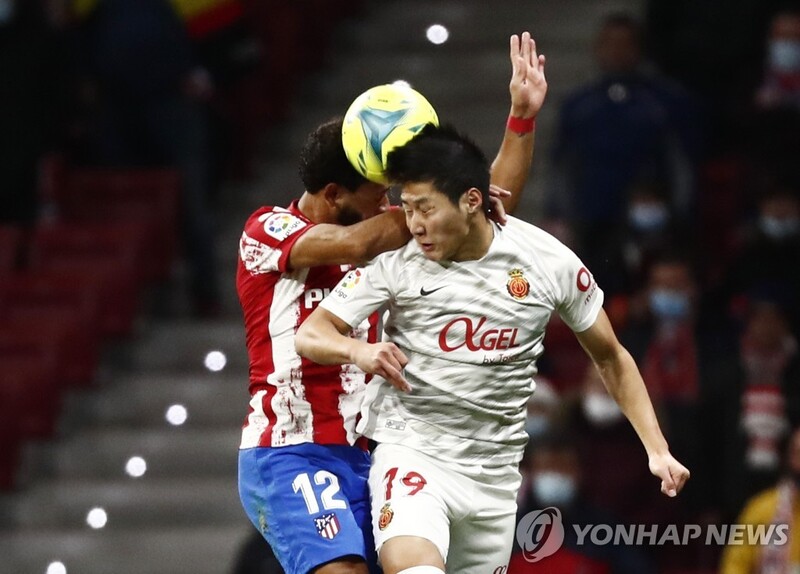 이강인 어시스트…마요르카, A.마드리드 꺾고 두 달 만에 승리