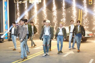 K-pop boy group SEVENTEEN's Behind Sketch