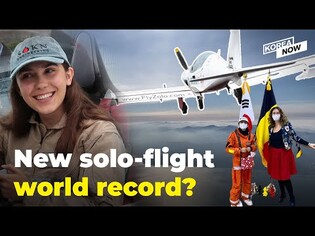 Teen pilot lands in South Korea in record solo-flight