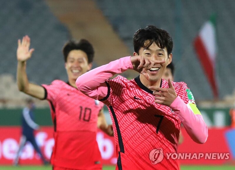 Son Heung-min's strike vs. Iran voted S. Korean football's best goal for 2022