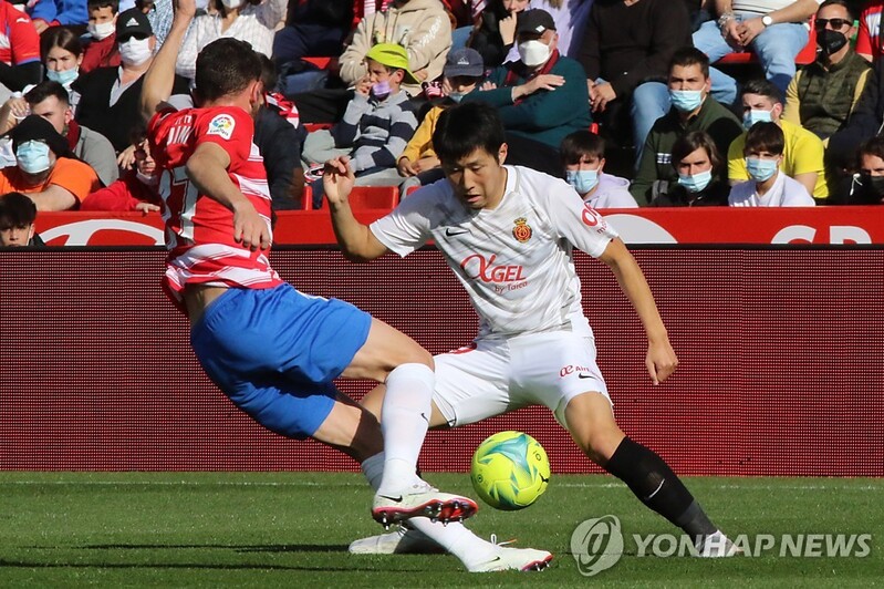 이강인 선발 출전 마요르카, 그라나다에 1-4로 패배