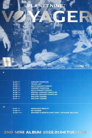 K-pop boy band Onewe to drop new mini-album 'Planet Nine: VOYAGER' next month