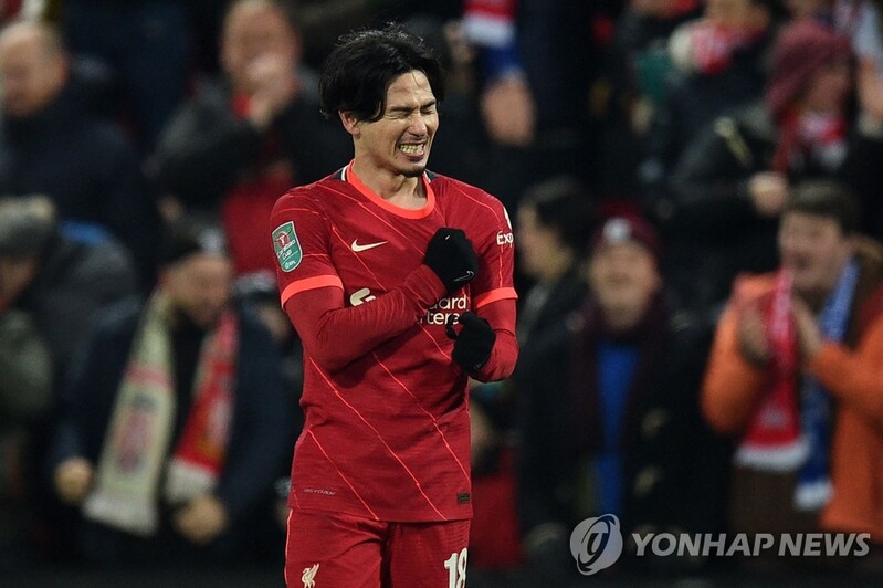 '미나미노 극장골' 리버풀, 승부차기 끝에 리그컵 4강행