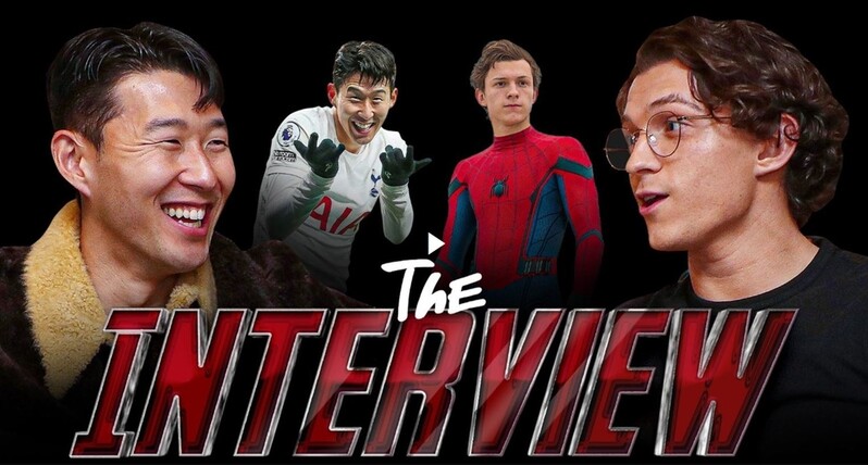 '스파이더맨' 만난 손흥민 "번리전 골, 드리블할 생각 없었는데"