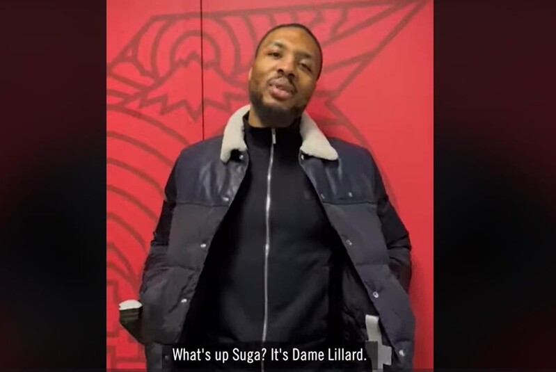 BTS 슈가 응원받은 NBA 데이미언 릴러드 "만날 날 기대"