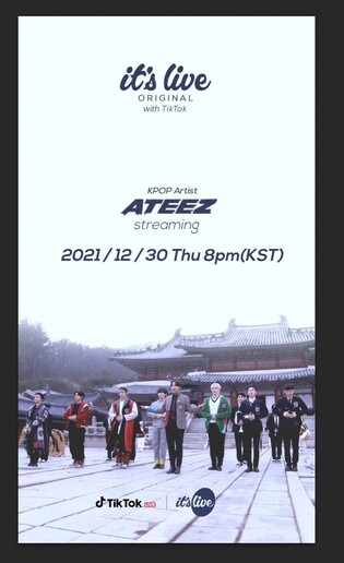 ATEEZ participates in ‘It’s Live Original with TikTok’ on Dec. 30