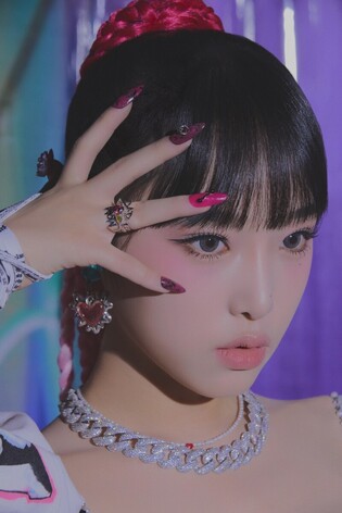 IZ*ONE former member Choi Yena releases second concept photos for 'ˣ‿ˣ (SMiLEY)'