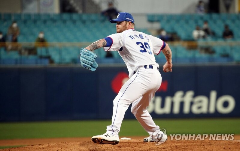 삼성 출신 외국인 투수 라이블리, MLB 신시내티와 마이너 계약