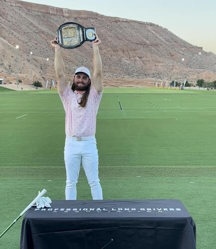 장타 대회 전문 버크셔, 미니 투어 대회에서 5오버파 43위