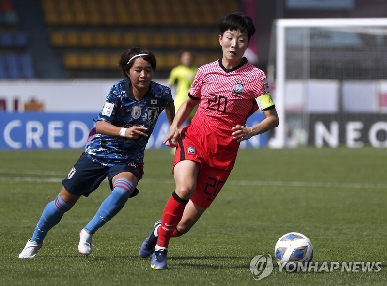 S. Korea hold Japan to draw, take No. 2 seed in group at Women's Asian Cup