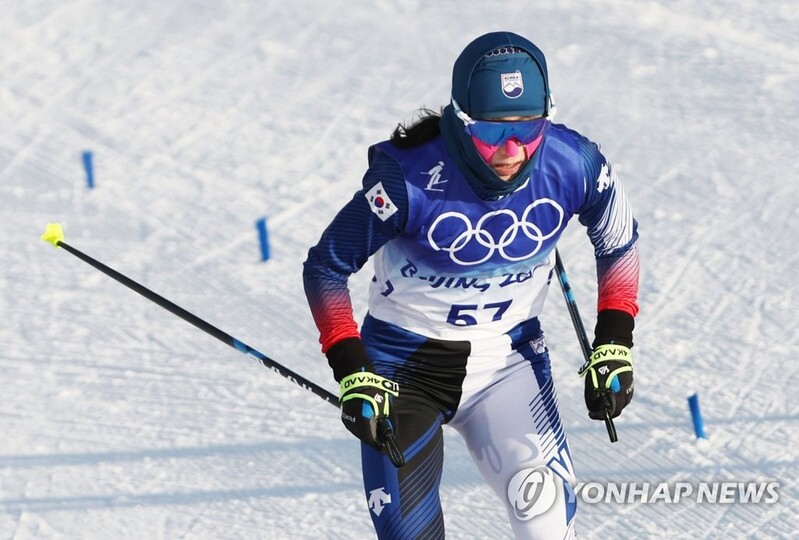 (Olympics) Six-time Olympian Lee Chae-won finishes 61st in cross-country skiing event