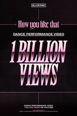 BLACKPINK 'How You Like That' choreography video exceeds 1 bln YouTube views