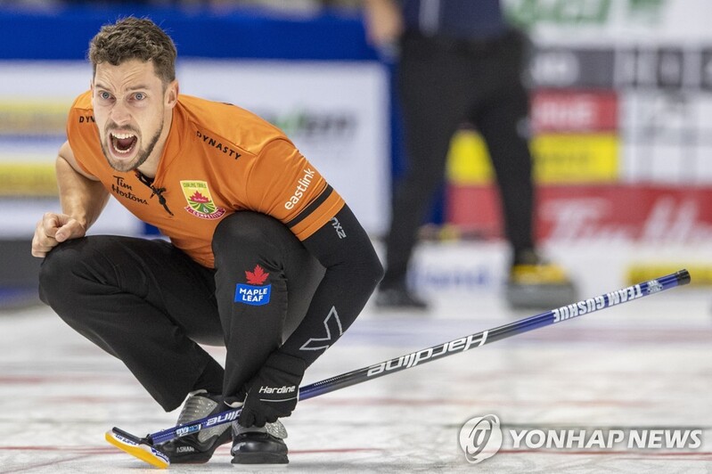 (2nd LD) (Olympics) Curler rooting for Canadian fiancee, against S. Korea coached by his father