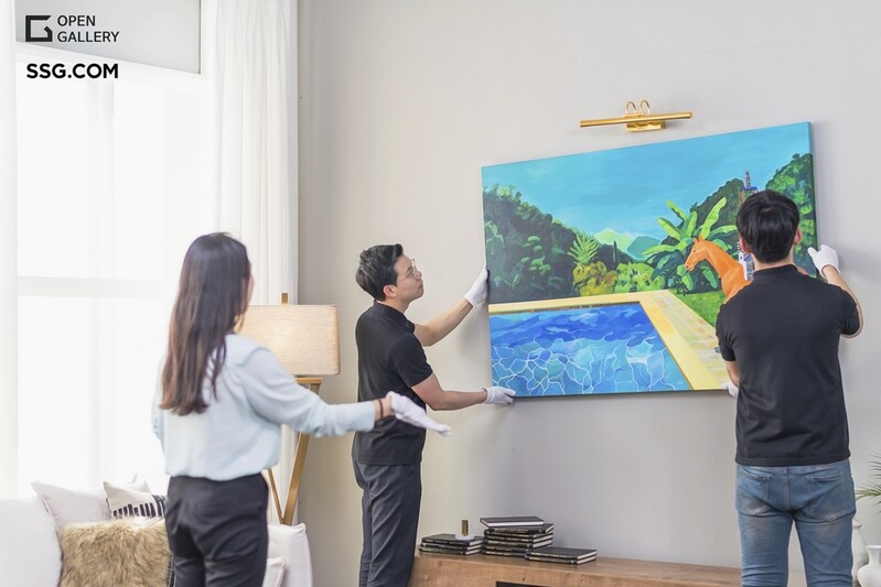 SSG닷컴, 오픈갤러리 손잡고 미술품 대여 서비스 도입