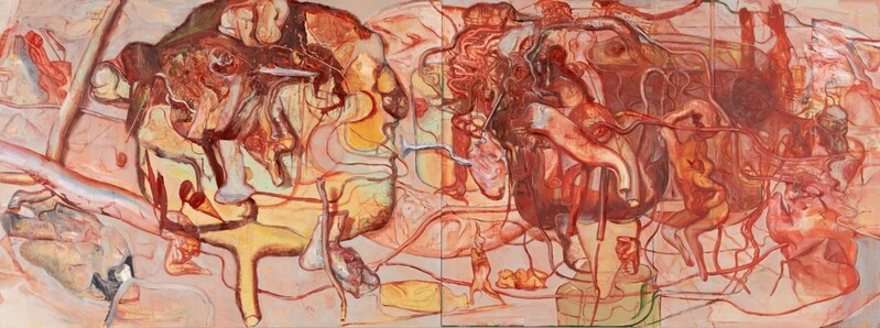 환각 증세를 그림 소재로…캔버스에 쏟아낸 아픔