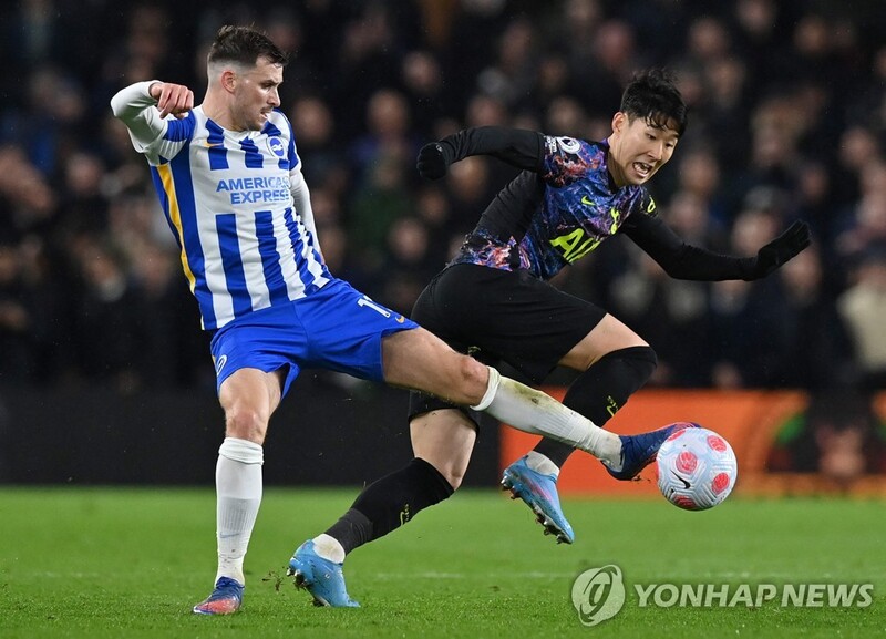 '손흥민 80분' 토트넘, 브라이턴에 2-0 완승…4위와 승점 3 차이(종합)