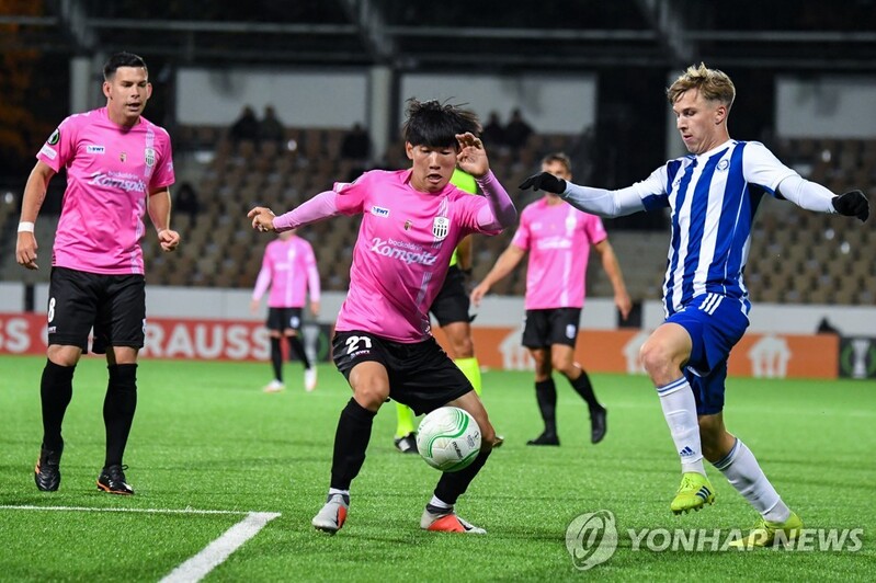 '홍현석 도움' LASK, 콘퍼런스리그 16강 2차전 승리에도 탈락