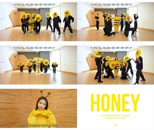 MAMAMOO Solar's 'HONEY' choreography video in HONEY BEE version