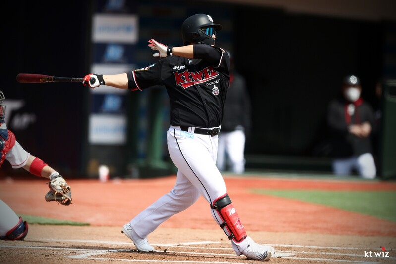 Defending KBO champions Wiz lose slugger Kang Baek-ho for 1 month to toe injury