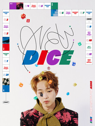 SHINee’s Onew reveals schedule poster for solo album 'DICE'