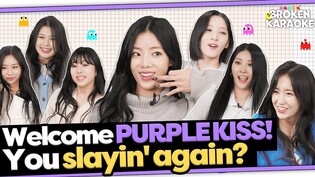[Broken Karaoke] PURPLE KISS - memeM│Hard even for 3-timers? Record breaking speed!????ㅣTongTongCulture