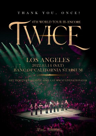TWICE to hold LA Encore Concert on May 14