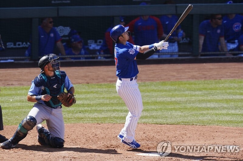 스즈키, MLB 시범경기 첫 안타가 홈런…"기술적으로 보완할 것"