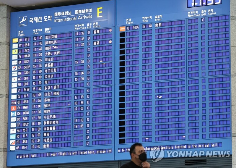 (2nd LD) Seoul to help restore int'l flights to 50 pct by year's end