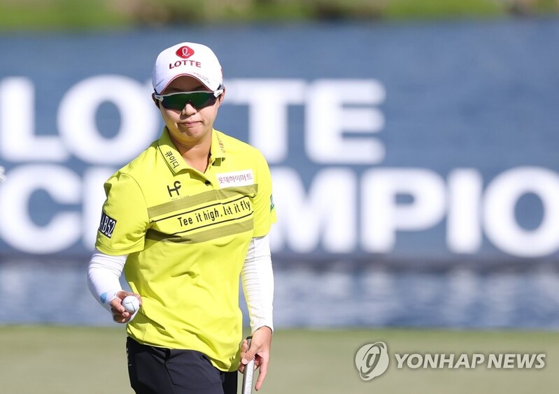 '이븐파' 김효주, LPGA 투어 롯데챔피언십 이틀 연속 단독 선두