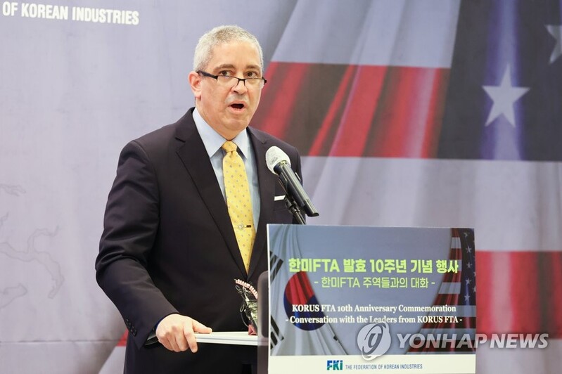 Acting top U.S. envoy voices concern over S. Korea's move to legislate network usage fees