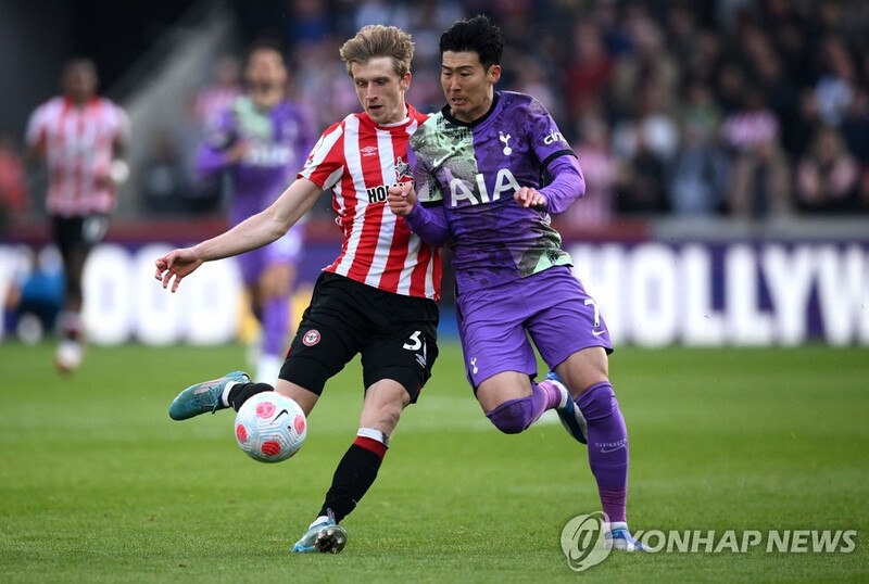 '손흥민 골 침묵' 토트넘, 브렌트퍼드와 0-0 무승부…5위로 밀려