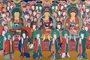 Special exhibition to commemorate restoration replica of 'Buddhist Painting of Guryongsa Temple, Wonju (Three Bodhisattvas)'