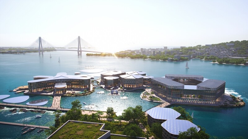 Busan partners with UN-Habitat, Oceanix for floating city project