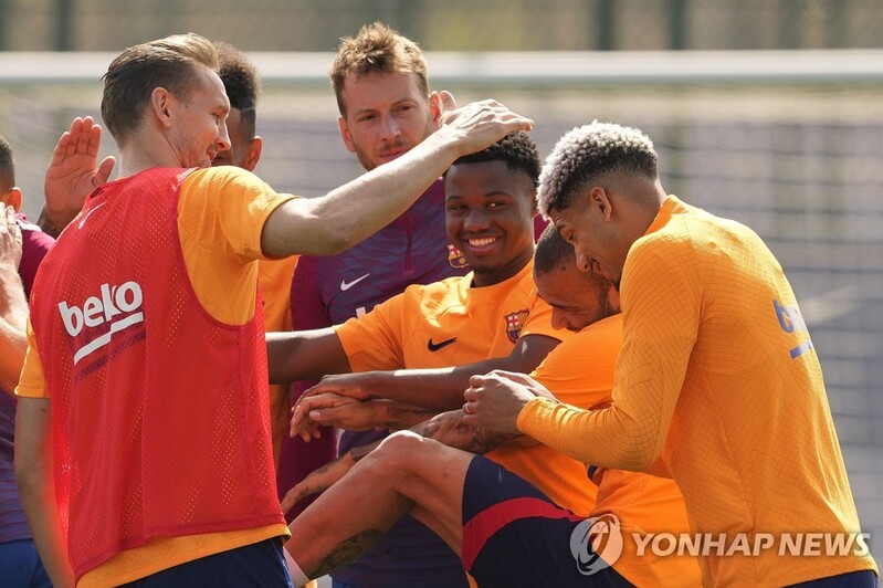 바르셀로나의 '아픈 영건' 파티, 마요르카전서 뒤늦은 복귀