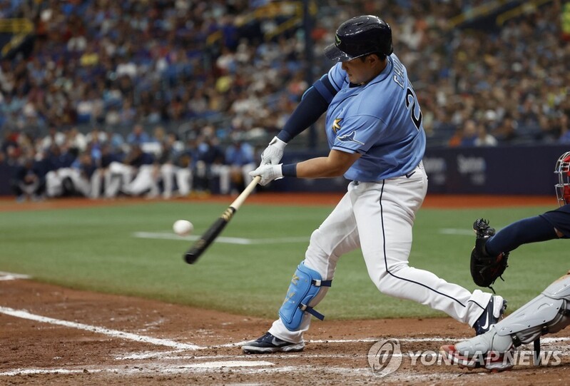 Rays' Choi Ji-man lands on injured list with elbow issues